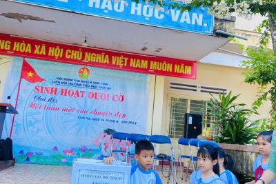 Trường Tiểu học Tịnh Hà chung tay hướng về đồng bào vùng bão lũ miền Bắc